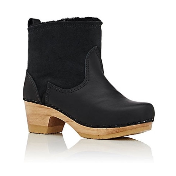 No. 6 Shearling Lined Clog Boots - Picture 1 of 10